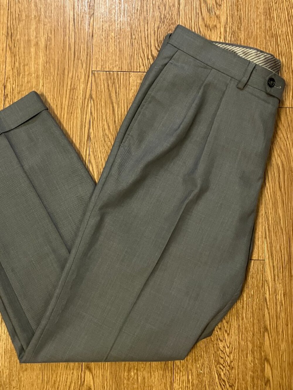 Lauren Ralph Lauren Pants Straight Pleated Cuffed